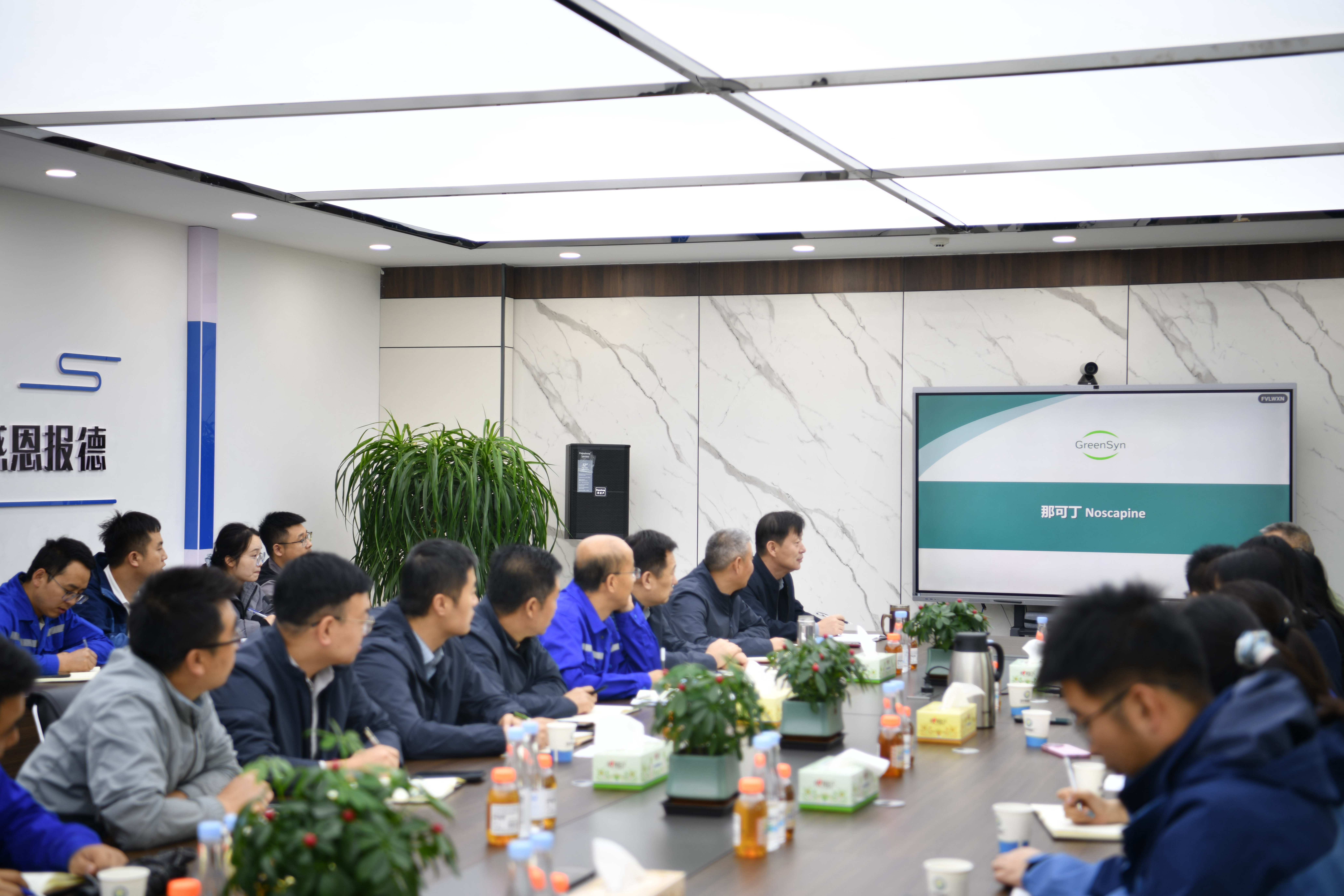 广州安信医药有限公司莅临甘肃农垦药物碱厂开展技术交流座谈
